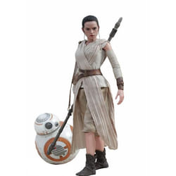 Statue Statuette Hot Toys MMS337 - Star Wars : The Force Awakens - Rey And BB-8