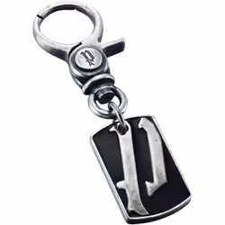 Police Porte-clés PJ22041KSB-02 Argenté