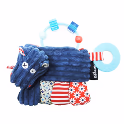 TriAction Toys Activity Rattle Hippipos The Hippo, Garçon/Fille, Bleu, Rouge