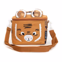 Sac gouter isotherme Les Déglingos - Tigre - Nylon - Enfant - Marron - Orange