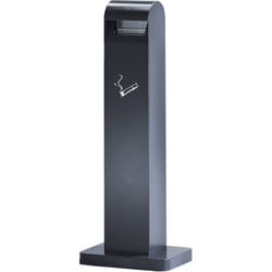 Probbax, Cendrier-colonne en tôle d'acier, capacité 12,5 l,