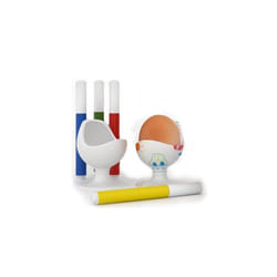 Siliconezone Egg Chair For Kids coquetier Blanc