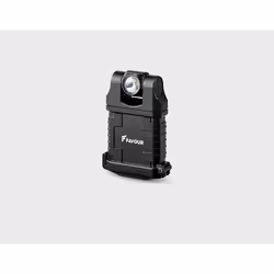 FAVOUR EDCLIP T0917, Lampe-torche à cliper, Charbon de bois, Caoutchouc, Boutons, 2 m, LED