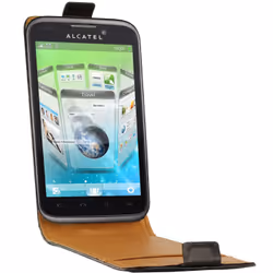 SWISS CHARGER SCP10094, Folio porte carte, Alcatel, One Touch OT-995, Noir