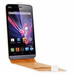 SWISS CHARGER SCP10193W, Folio porte carte, Wiko, Wax, Blanc