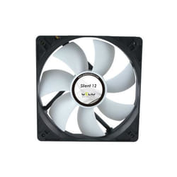 Gelid Solutions Silent 12 Boitier PC Ventilateur 12 cm Noir, Blanc