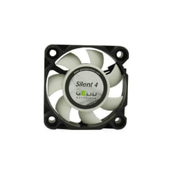 Gelid Solutions Silent 4 Boitier PC Ventilateur 4 cm Noir, Blanc