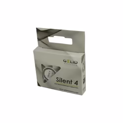 Gelid Solutions Silent 4 Boitier PC Ventilateur 4 cm Noir, Blanc