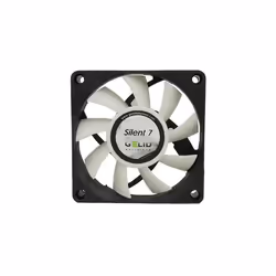 Gelid Solutions Silent 7, Ventilateur, 7 cm, 2200 tr/min, 19,8 dB, 33,66 dB, 21,8 cfm