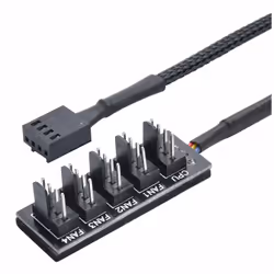 Gelid Solutions FC-PWM-04 pièce et accessoire pour systèmes de refroidissement d'ordinateurs Cable - Vue supplémentaire 2