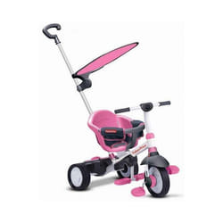 Tricycle SMARTRIKE Charm Plus Fille Rose - 12 mois à 4 ans - Extérieur