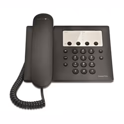 Telekom Concept P 214, Téléphone analogique, Combiné filaire, Haut-parleur, Noir