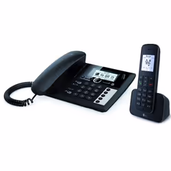 Telekom Sinus PA 207 Plus 1, Téléphone analog/dect, Combiné filaire et sans fil, Haut-parleur, 150 entrées, Identification de ...