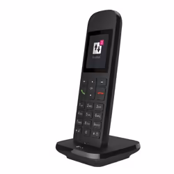 Telekom Speedphone 12 schwarz Mobilteil/Ladeschale, Téléphone IP, Noir, Combiné sans fil, 50 m, 300 m, 100 entrées