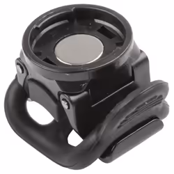 Support déclairage arrière magnétique Moon - Noir - Pour être vu - Vélo loisir