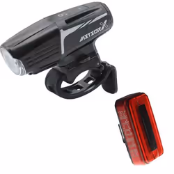 Jeu d'éclairage vélo avant arrière Moon Meteor-X Auto Arcturus