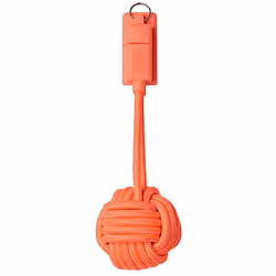 Native Union KEY-MUSB-COR, USB A, Micro-USB A, USB 2.0, Mâle/Mâle, Corail