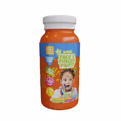 Natural Face & Finger Paint 38592, Orange, Non toxique, Lavable, 250 ml