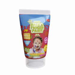 GOODMARK Natural Face & Finger Paint peinture lavable Bleu, Vert, Rose, Rouge, Blanc, Jaune