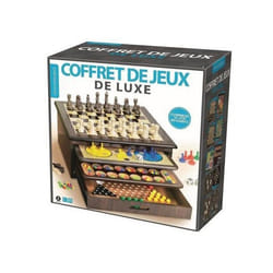 Jeu de société - jeu de plateau. Wdk Partner - Coffret 10 Jeux En Bois Wdk Partner