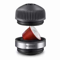 Wacaco Nanopresso NS Adaptor, Adaptateur de capsule, Wacaco Nanopresso, Noir, Argent, 1 pièce(s), 62 mm, 62 mm