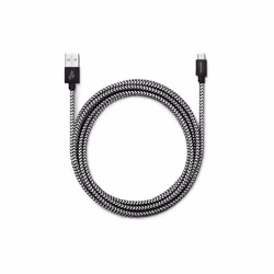 Usbepower FAB 250 - Micro USB, 2,5 m, USB A, Micro-USB A, USB 2.0, Noir, Blanc