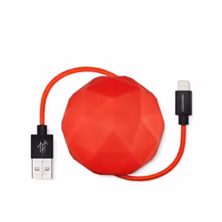 Usbepower COSMO, 1,2 m, Lightning, USB A, Mâle, Mâle, Rouge