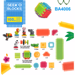 Faujas Baril Jungle 5 Personnages 100 Pcs, 2 an(s), 100 pièce(s), 1,15 kg