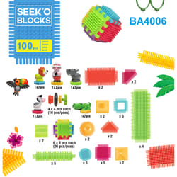 Faujas Baril Jungle 5 Personnages 100 Pcs