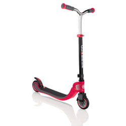 Globber Flow Foldable 125 Jeunesse Scooter classique Noir, Rouge
