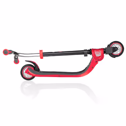 Globber Flow Foldable 125 Jeunesse Scooter classique Noir, Rouge