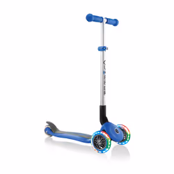 Globber Primo Foldable Lights, Enfants, Scooter classique, unisexe, Asphalte, Pavé, Pebble, 50 kg, 3 roue(s)