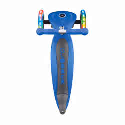 Globber Primo Foldable Lights Enfants Scooter classique Bleu