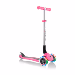Globber Primo Foldable Lights, Enfants, Scooter classique, Asphalte, Pavé, Pebble, 50 kg, 3 roue(s), 3 an(s)