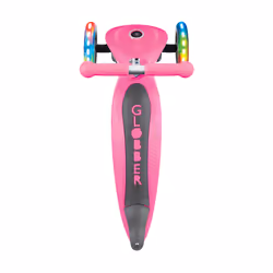 Globber Primo Foldable Lights Enfants Scooter classique Rose