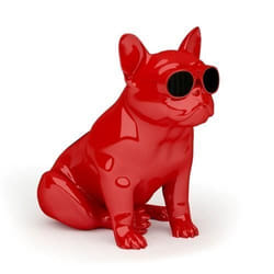 Enceinte Connectée - Design Bulldog - Aerobull HD1 - 200W - Rouge - Jarre Technologies
