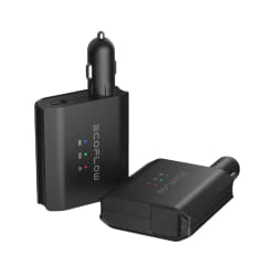 EcoFlow MA001-IN Chargeur de batterie pour véhicules 12/24 V Noir