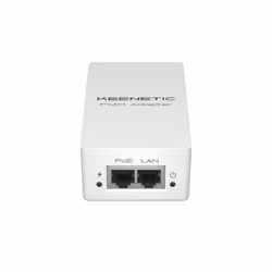 Keenetic Adaptateur PoE+ Gigabit avec alimentation électrique de 30 W, Gigabit Ethernet, 10,100,1000 Mbit/s, 10/100/1000, PoE ...