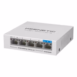 Keenetic Commutateur Gigabit 5 ports avec 4 ports PoE+ et budget énergétique de 60 W - Vue supplémentaire 2