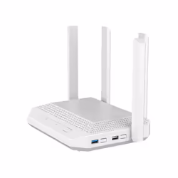 Keenetic Hero Routeur multi-Gigabit Wi-Fi 6 maillé AX3000 avec un commutateur intelligent 4 ports Gigabit et 1 port 2.5 Gigabit, port combo SFP, ports USB 2.0 et 3.0 - Vue supplémentaire 4