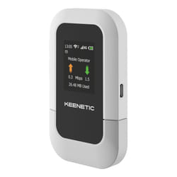 Keenetic Roamer routeur sans fil Monobande (2,4 GHz) 4G Noir, Gris