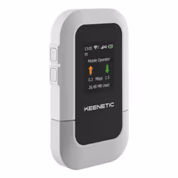 Keenetic Roamer routeur sans fil Monobande (2,4 GHz) 4G Noir, Gris