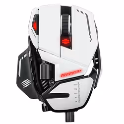 Mad Catz R.A.T. 8+, Droitier, Optique, USB Type-A, 16000 DPI, 16000 ips, Blanc