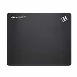 Mad Catz G.L.I.D.E. 16, Noir, Monochromatique, Tissu, Silicone, Tapis de souris de jeu