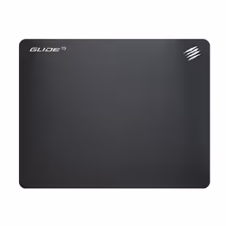 Mad Catz G.L.I.D.E. 19, Noir, Monochromatique, Tissu, Silicone, Base antidérapante, Tapis de souris de jeu