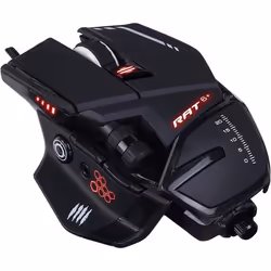 Souris Gamer Filaire - Mad Catz - Rat 6+ - 11 Boutons Programmables - 12000 DPI - Éclairage RGB