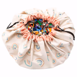 Play&Go Rainbow, Sac de rangement de jouets, Multicolore, Autonome, Garçon/Fille, Motif, Rond