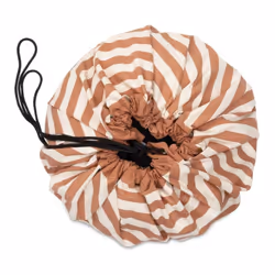 Play&Go 47.0108, Sac de rangement de jouets, Marron, Blanc, Autonome, Garçon/Fille, Motif, Rond