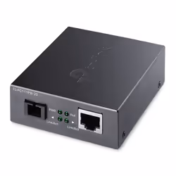 TP-Link TL-FC111PB-20, 100 Mbit/s, SC, Avec fil, 100 m, 9/125 µm, Noir