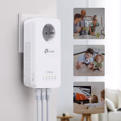 TP-Link TL-WPA1300P KIT 1300 Mbit/s Ethernet/LAN Wifi Blanc 2 pièce(s)